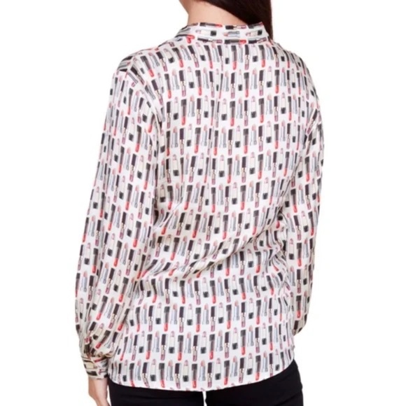 Renuar Lipstick Print Blouse - Picture 8 of 8
